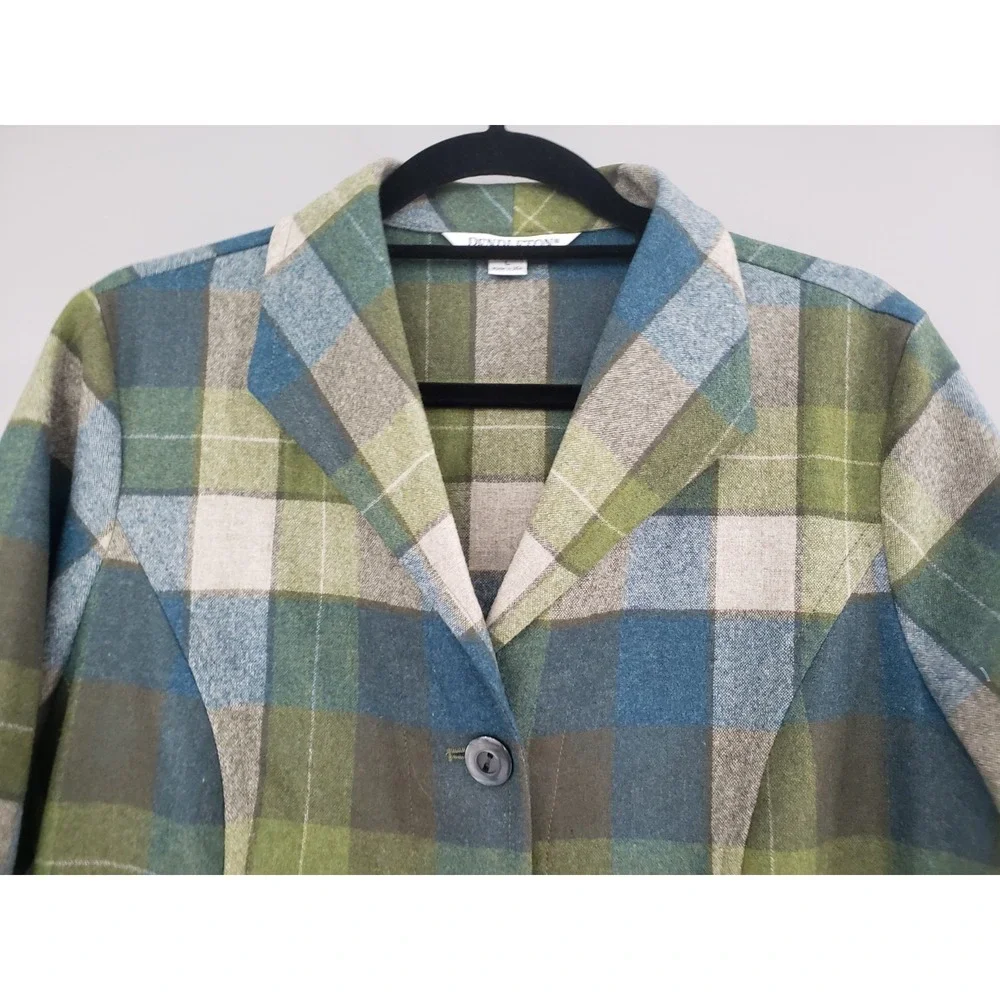 NWOT Pendleton 100% Virgin Wool Shacket Plaid 49ER Chore Jacket Cottagecore - Picture 2 of 9